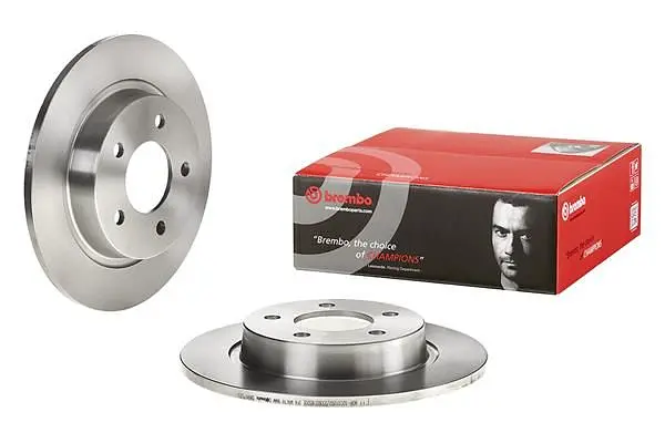 Диск гальмівний невентильований Mazda 5, 3 99-25р Brembo (08.9975.20) - фото 2