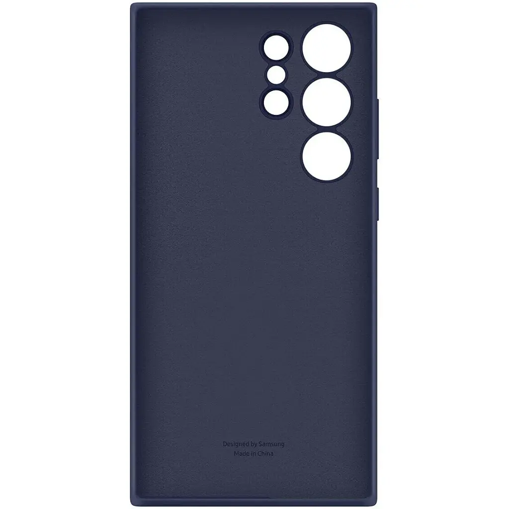 Чохол-накладка Samsung Silicone Cover для Samsung Galaxy S23 Ultra SM-S918 Navy (EF-PS918TNEGRU) - фото 4
