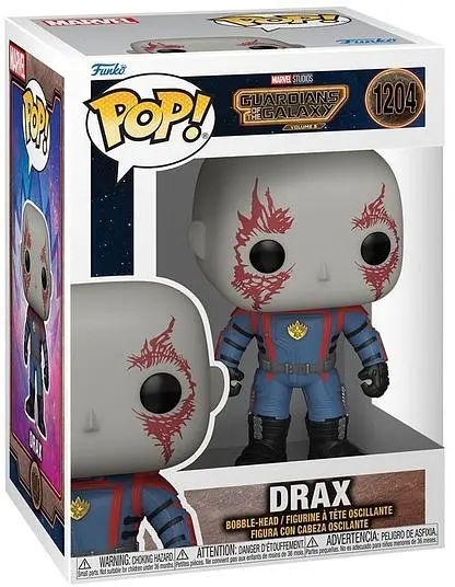 Колекційна  фігурка   Funko Pop Фанко Поп Guardians of the Galaxy Вартові Галактики Drax Дракс 10см GG D 1204 - фото 3