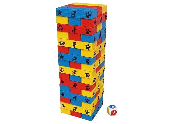 Настольная игра Danko Toys Дженга Щенячий патруль (Jenga Paw Patrol) (англ.) (SM98270/6066828) - фото 3