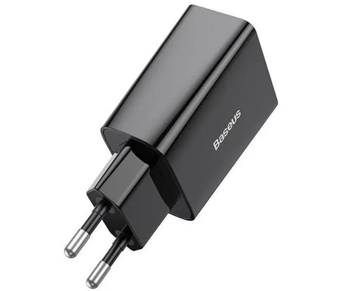 Мережевий зарядний пристрій Baseus Speed Mini PD Charger 20W (CCFS-SN01) Black [67419] - фото 2