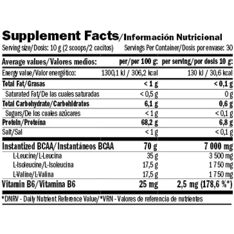 Аминокислоты ВСАА Amix Performance Instant Drink лесные фрукты 300 г - фото 3