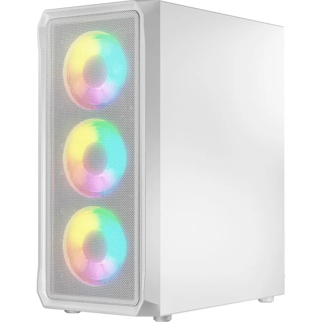 Корпус LogicConcept PORTOS MESH+GLASS ARGB White без БП (AT-PORTOS-20-0000000-0002) - фото 4