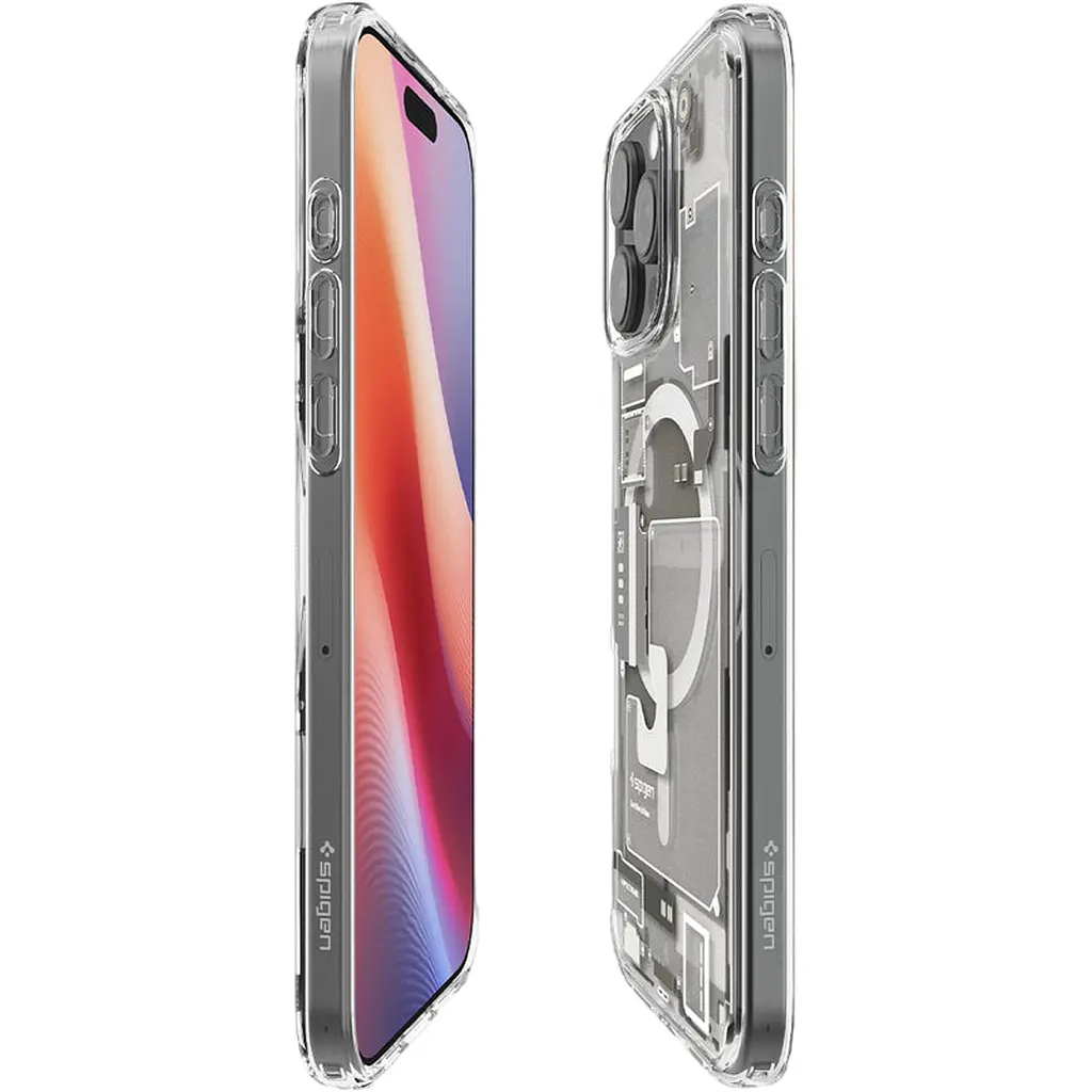 Чохол Spigen Ultra Hybrid with MagSafe для Apple iPhone 16 Pro Zero One Natural Titanium [ACS08137] [117872] - фото 5