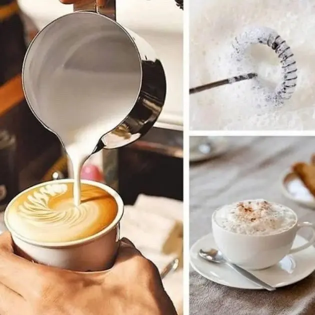 Вспениватель молока, пеноусилитель FUKE 7409 (капучинатор, нержавеющая сталь, компактный) - фото 4