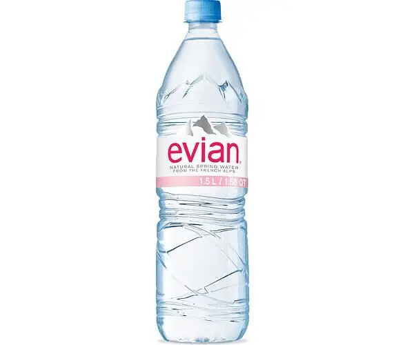 Evian 1,5 л, Евіан Вода негазована, ПЕТ - фото 4