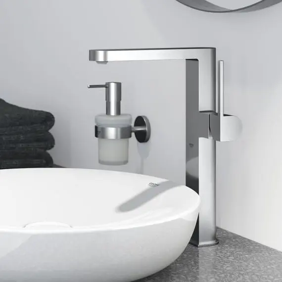 Смеситель для умывальника Grohe Plus 32618003, Хром - фото 3