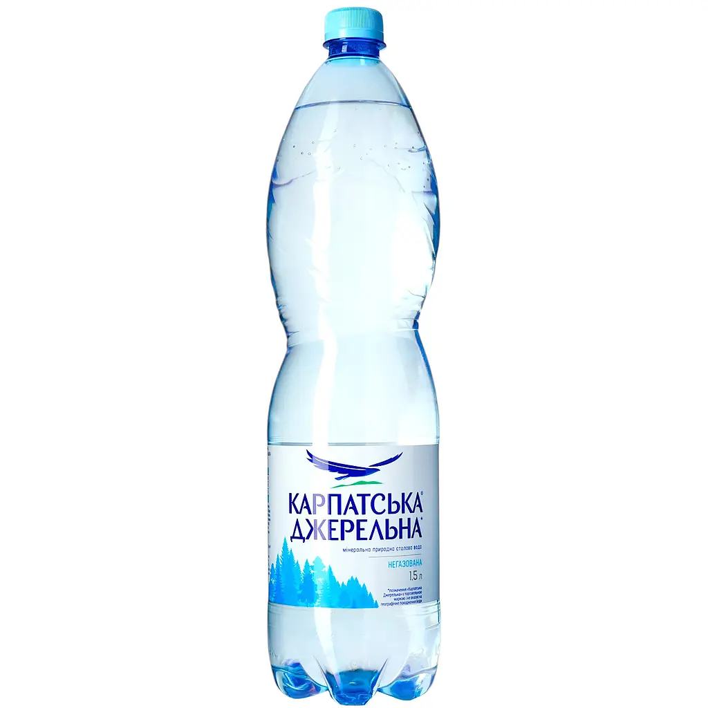 Вода мінеральна Карпатська Джерельна негазована 1.5 л (168607) - фото 4