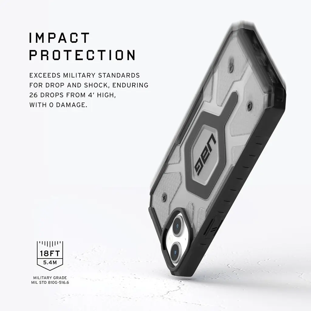Чохол протиударний UAG Pathfinder MagSafe для iPhone 14 Plus/15 Plus Ash 114357113131 - фото 10