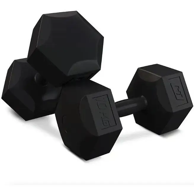 Гантели для фитнеса композитные Hop-Sport HS-C100DS 2х10 кг черные - фото 2