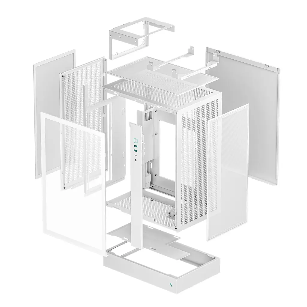 Корпус для ПК Deepcool CH170 Plus White (R-CH170-WHNGM0-G) - фото 3