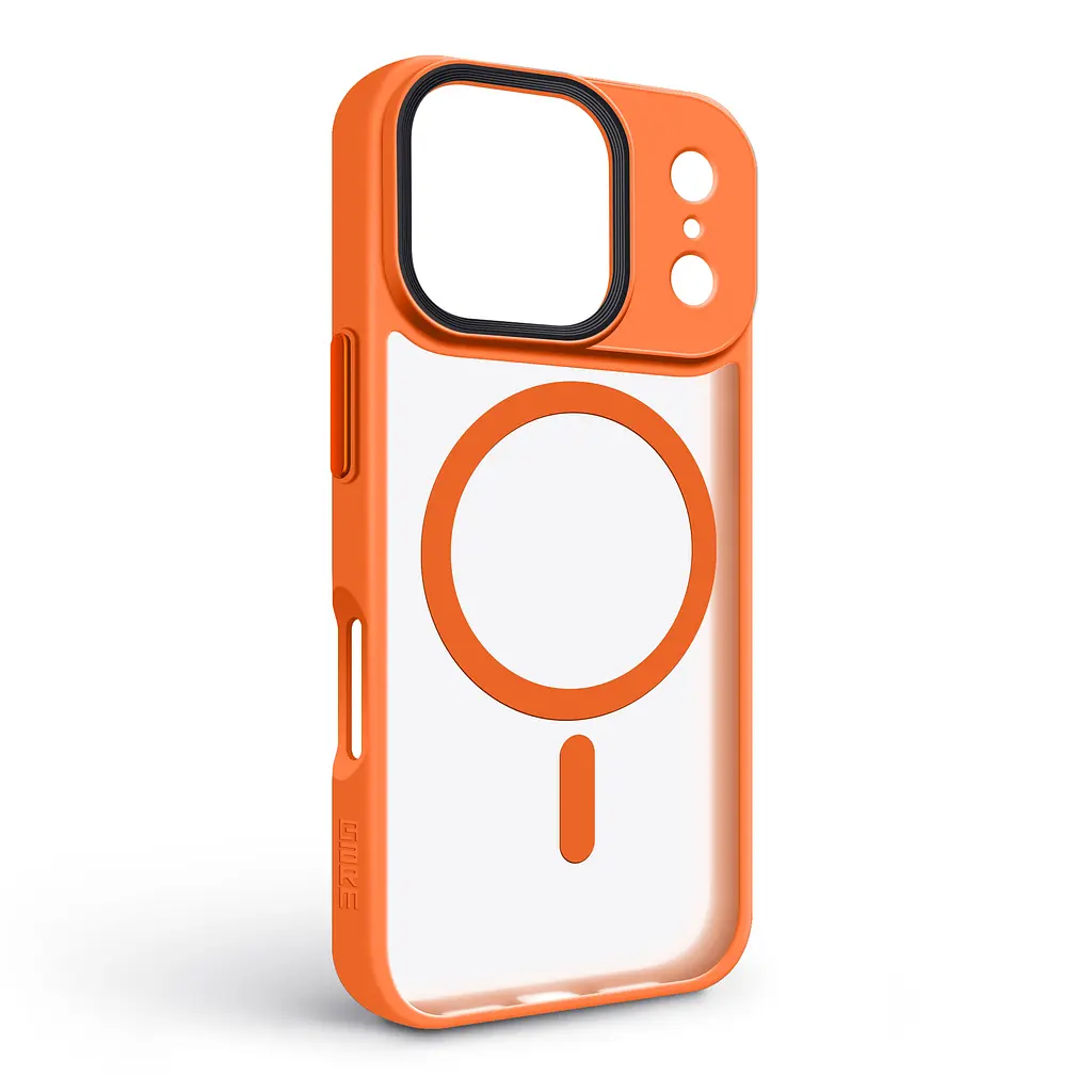 Чехол для Apple iPhone 17 Pro, Uniq MagCase, оранжевый, противоударный, панель-накладка с магсейф, ударопрочный TPU+PC, с магнитом MagSafe, поддержка полноценной беспроводной зарядки, ArmorStandart (ARM86622) - фото 2