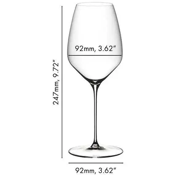 Келих для білого вина Riedel Veloce Riesling 570 мл набір 2 шт. прозорий (6330/15) - фото 4
