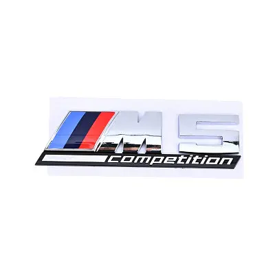 Емблема напис M5 competition для BMW хром пластик (на скотчі) - фото 2