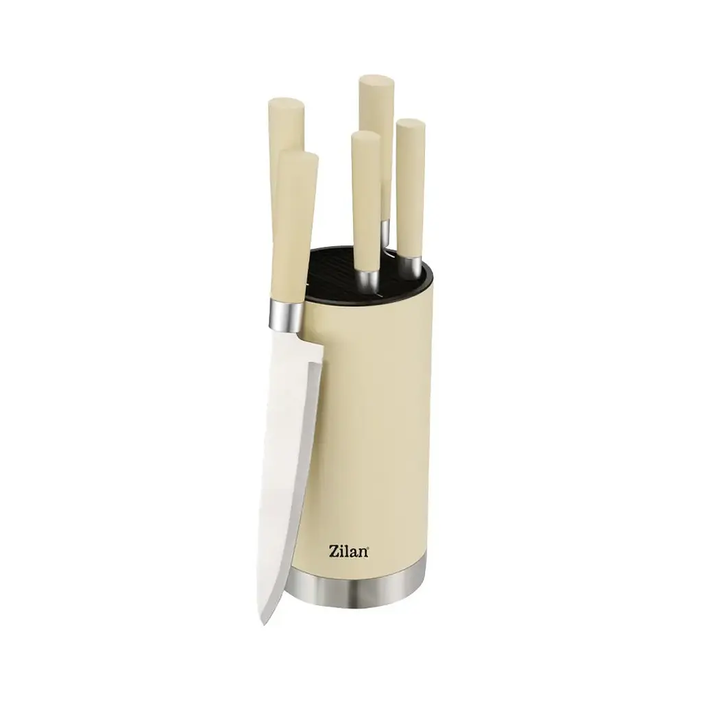 Набір ножів Zilan ZLN1610 beige