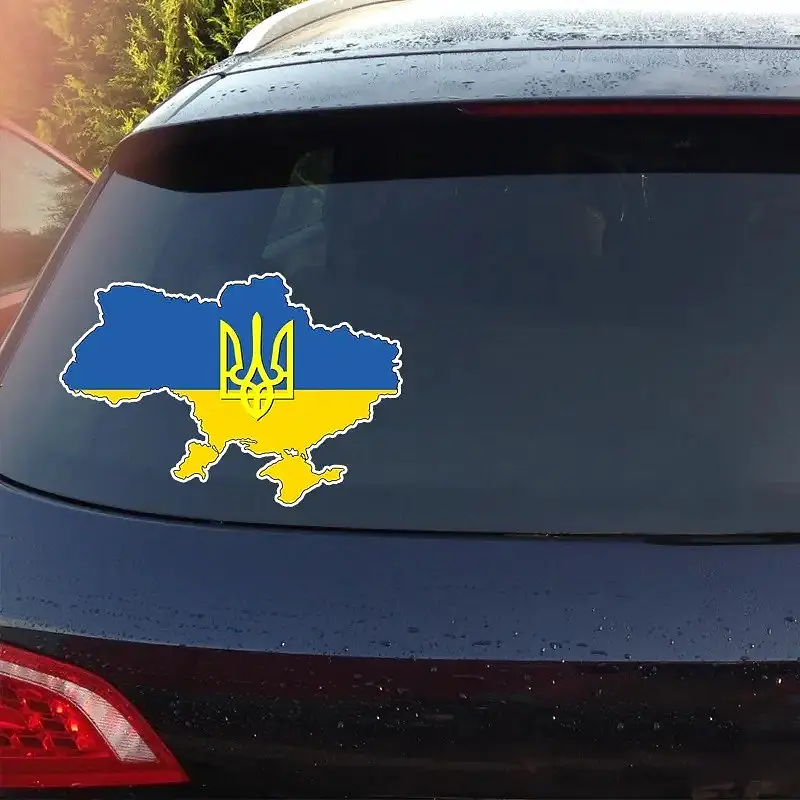 Наліпка на авто Україна - фото 3