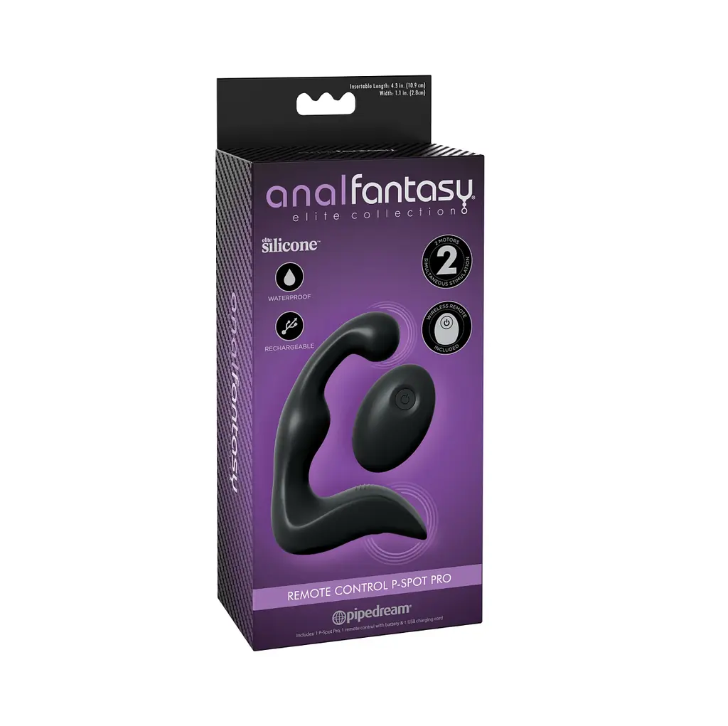 Стимулятор простати Pіpedream Remote Control P-Spot Pro, 14.2 см (чорний) - фото 3