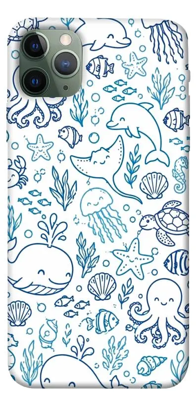 TPU чохол Demsky Sea pattern для Apple iPhone 11 Pro Max (6.5")