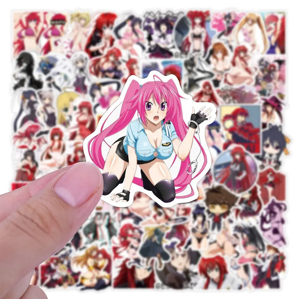 Стікерпак Старша школа DxD Набір наклейок GeekLand High School DxD 100 штук - фото 3