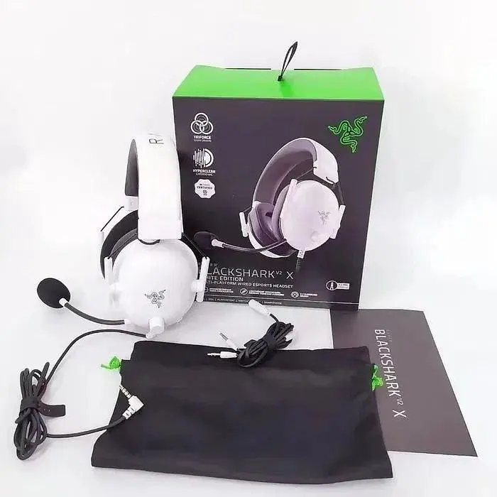 Навушники Razer BlackShark V2 X White, професійна геймерська гарнітура - фото 6