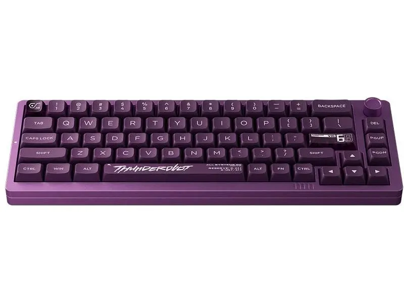 Клавіатура Thunderobot VIC68 Gateron Magnetic Jade Purple (6932066317201) - фото 2