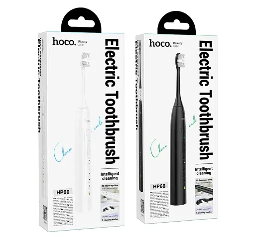 Електрична зубна щітка Hoco HP60 Wave Electric Toothbrush Black - фото 5