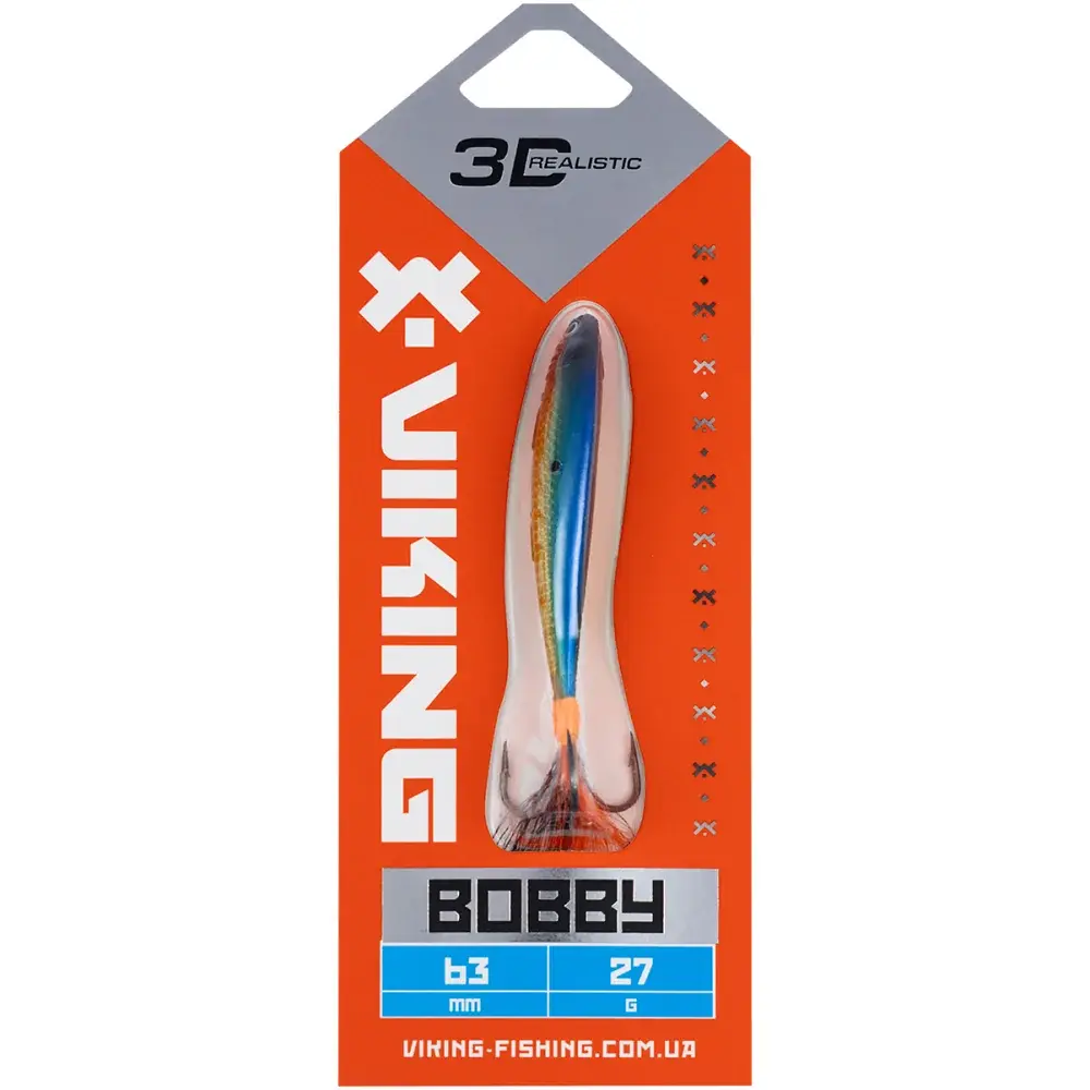 Бокоплав Viking Fishing Bobby 63mm 27.0g #02 Green Glam - фото 2
