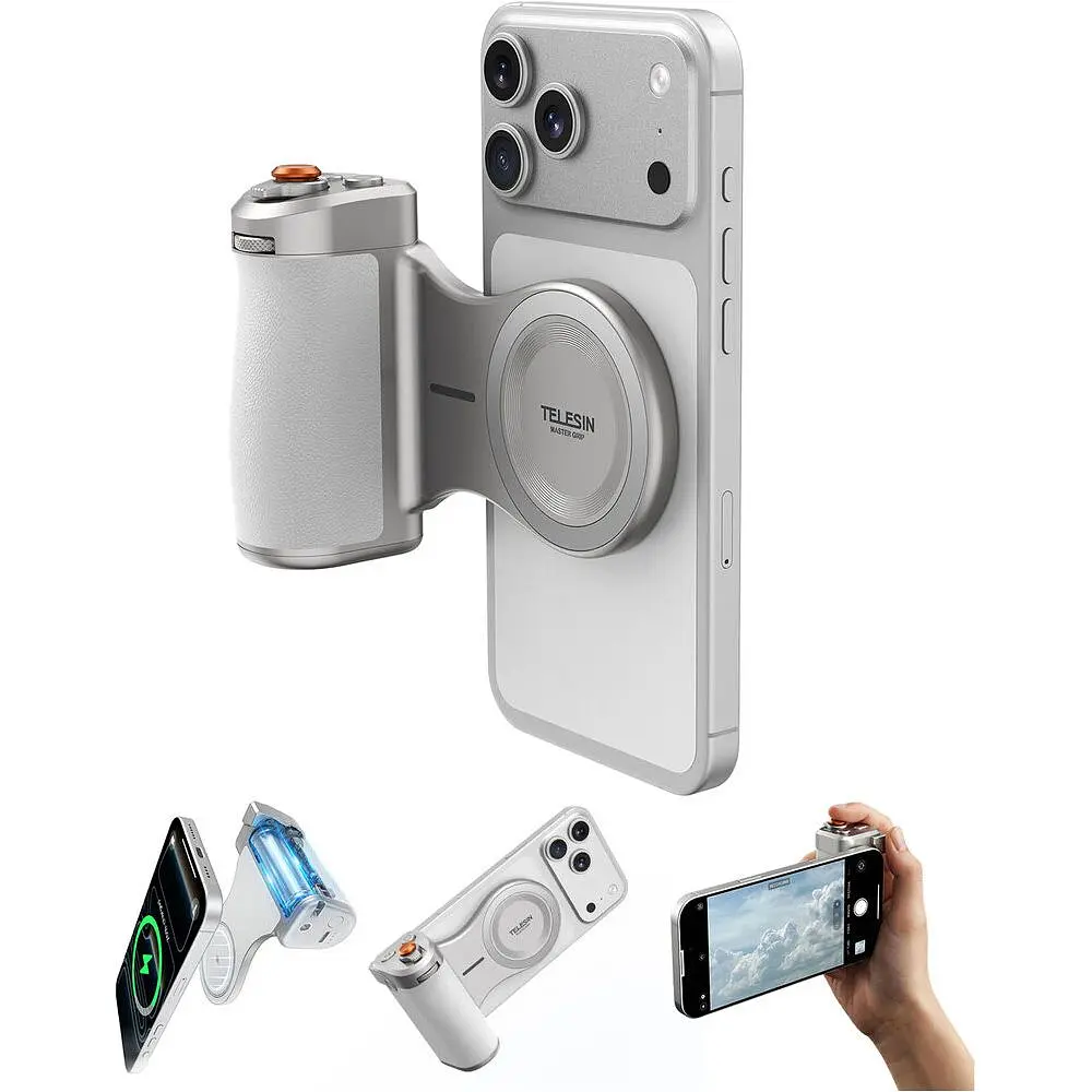 Тримач для смартфона Telesin Magnetic Pro Shot Imaging White (P5-MP-003WH) [168631] - фото 8