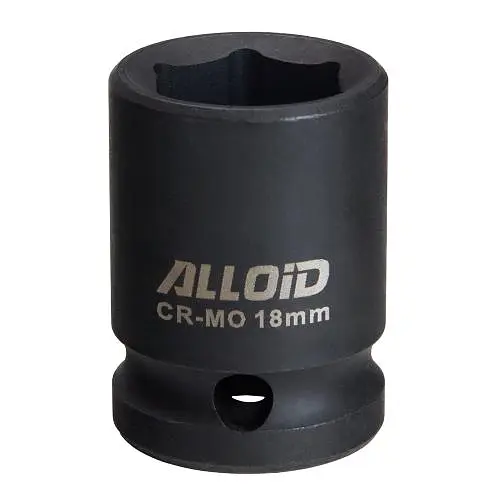 Торцева головка ударна 1/2"DR, 18 мм. Alloid. GU-50118