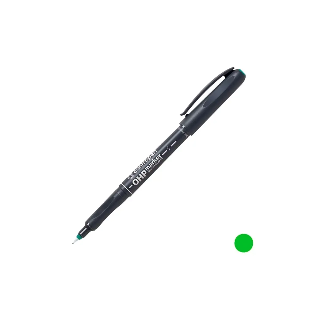 Маркер Centropen Permanent ОНР 2634 S 0,3 мм зелений (2634/04)