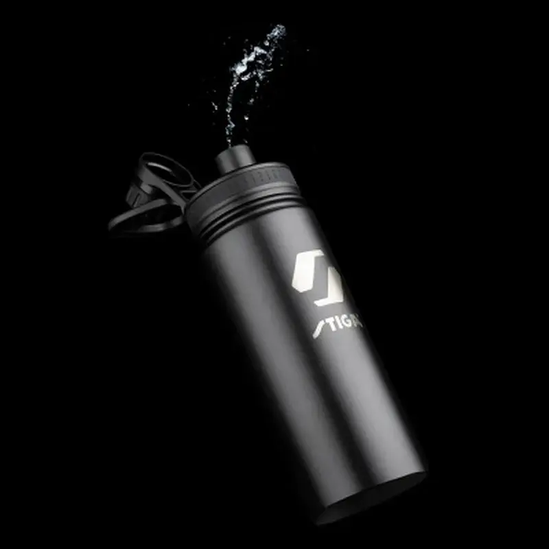 Пляшка для води Stiga Water Bottle Steel Black 550ml (2905-0101-55) (931287) - фото 4