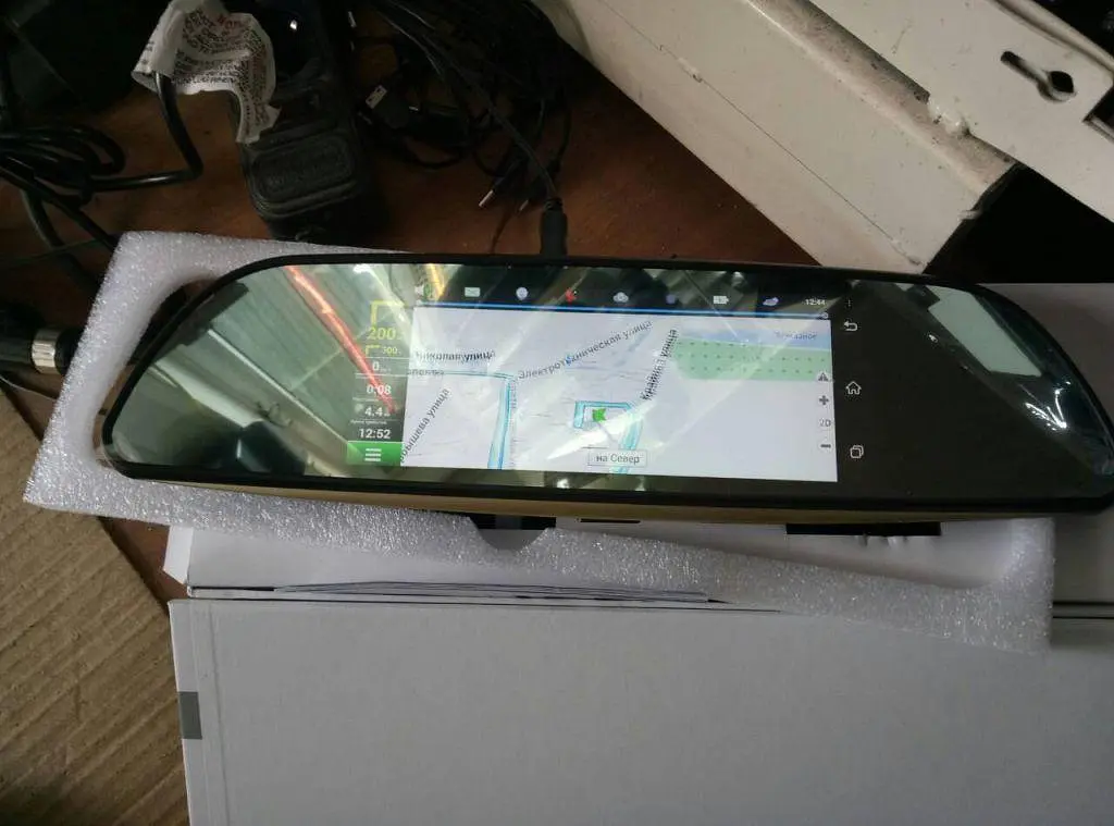 Дзеркало відеореєстратор GPS 3G Wi-Fi екран 7" Сенсорний 2 Камери K35 - фото 8