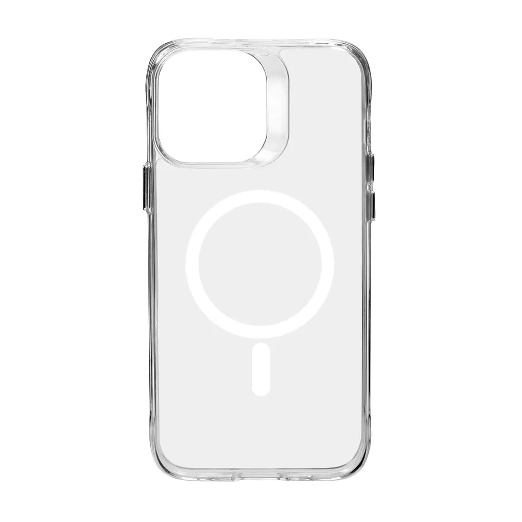 Чехол для Apple iPhone 13 Pro Max, Clear MagCase, прозрачный, противоударный, магнитный, панель-накладка с поддержкой MagSafe, поддержка беспроводной зарядки магсейф, защита всего корпуса, TPU+PC, ArmorStandart (ARM68052) - фото 2