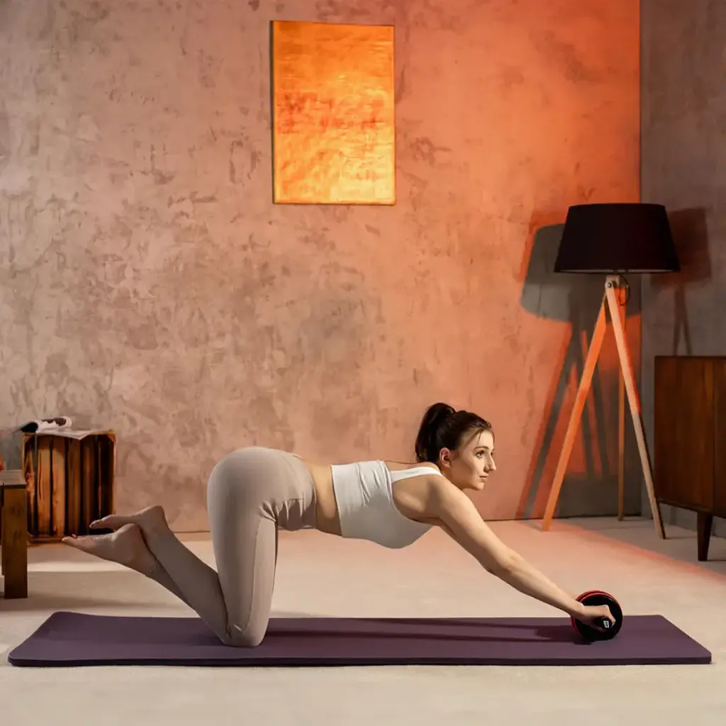 Коврик для йоги Hop-Sport HS-NB015GM NBR 1.5 см баклажановый - фото 8