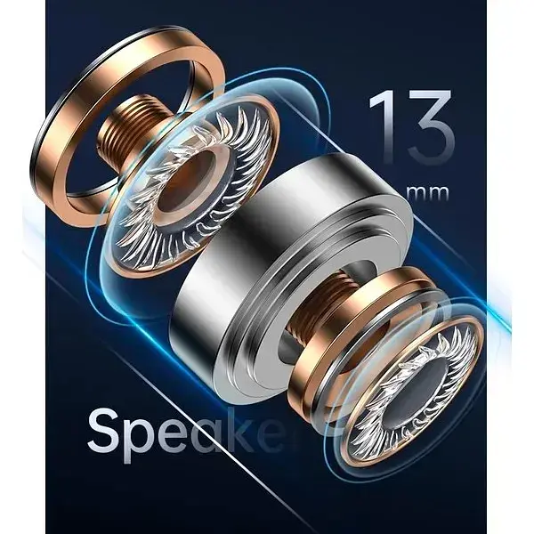 Беспроводные наушники Usams Earbuds XH09, TWS, BT5.1, 35mAh, 300mAh, 5.5h, blue - фото 2