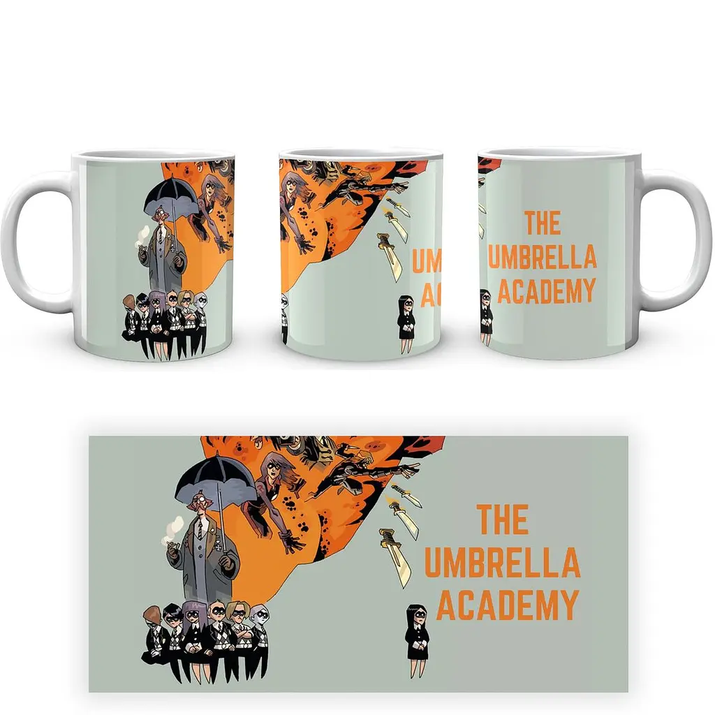 Кружка GeekLand The Umbrella Academy Академия Амбрелла RU 02.20 330 мл белая - фото 4