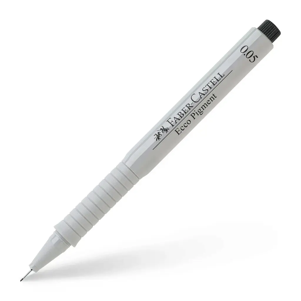Лайнер Faber-Castell для графічних робіт Ecco Pigment, діаметр 0,05 мм, колір чорний (26995)
