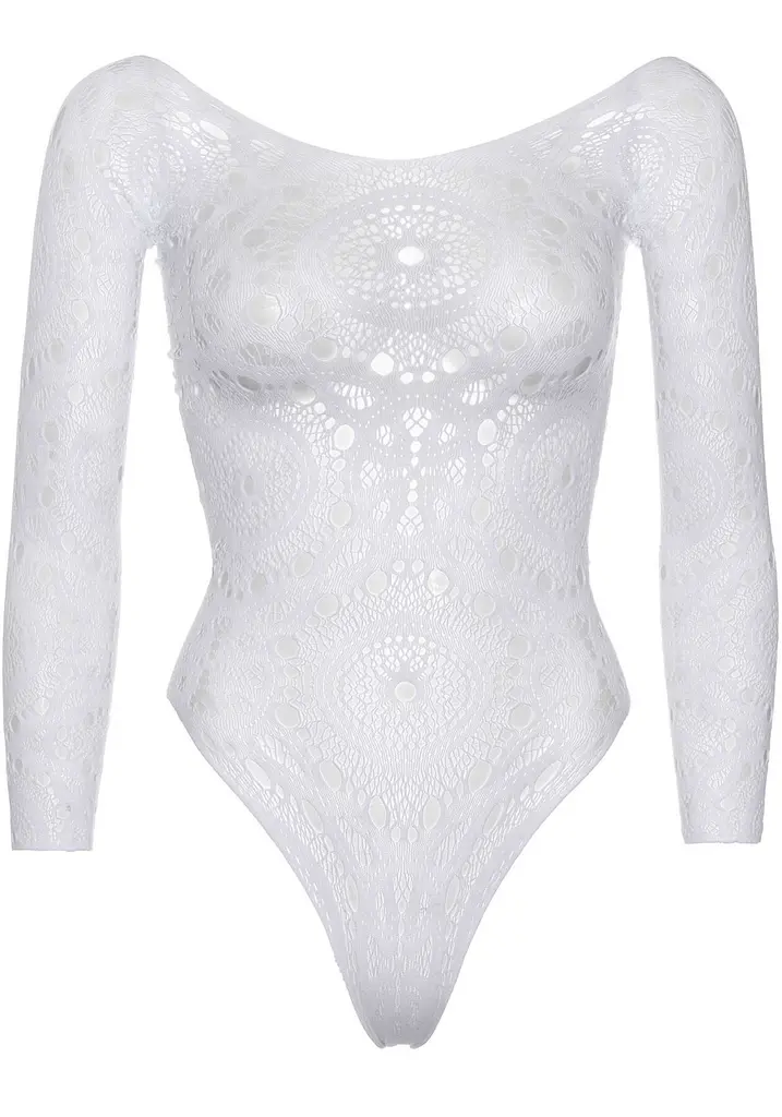 Еротичне боді-бодістокінг Leg Avenue Snap crotch thong back teddy, S/M - фото 3