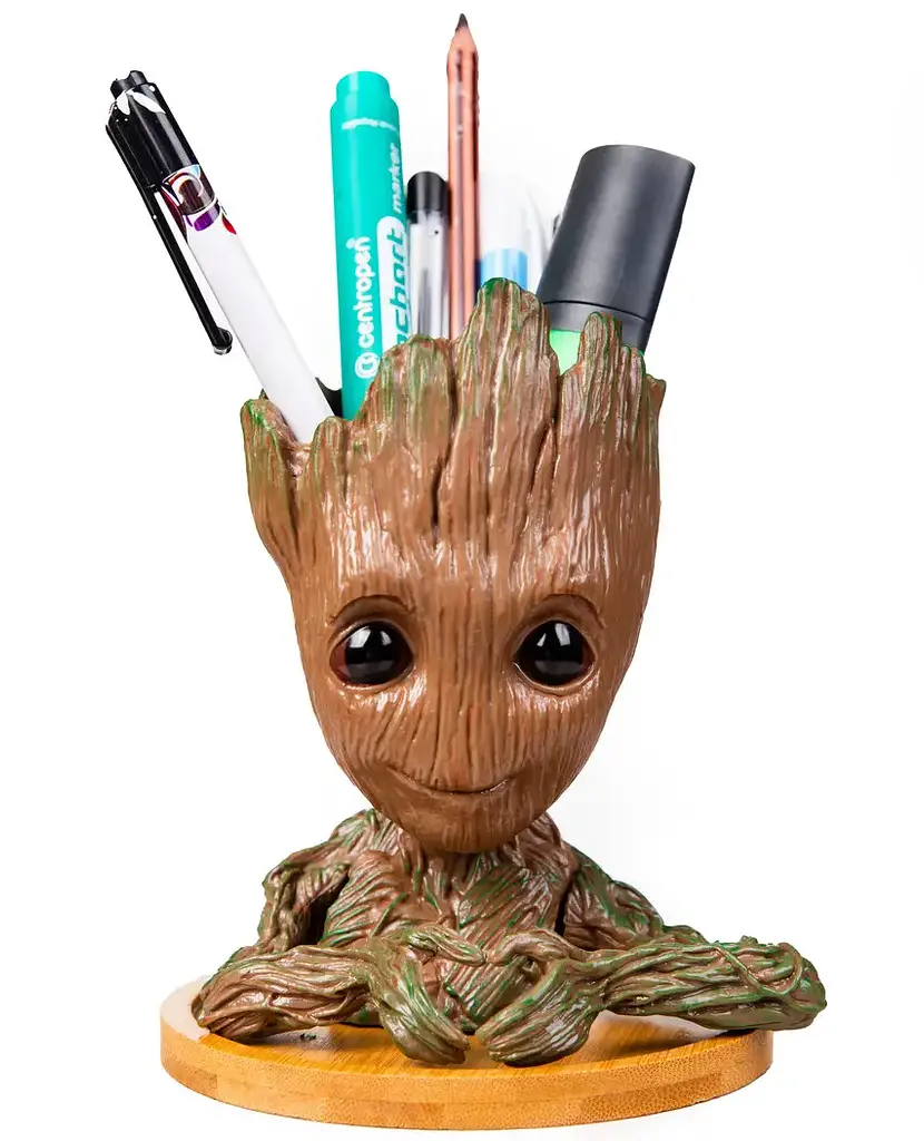 Горщик для квітів та канцелярії Грут Groot G2 + кругла підставка - фото 5