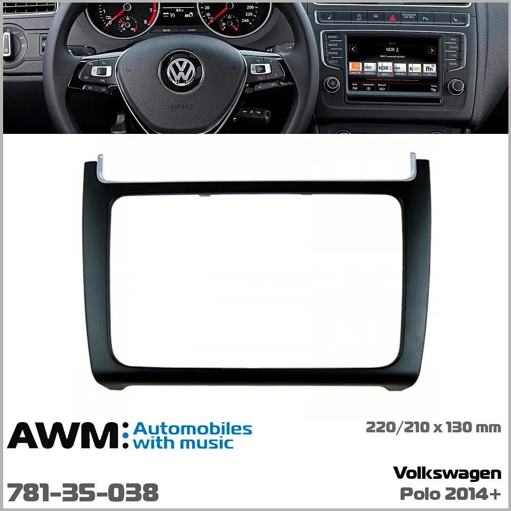 Переходная рамка Volkswagen Polo AWM 781-35-038 - фото 5