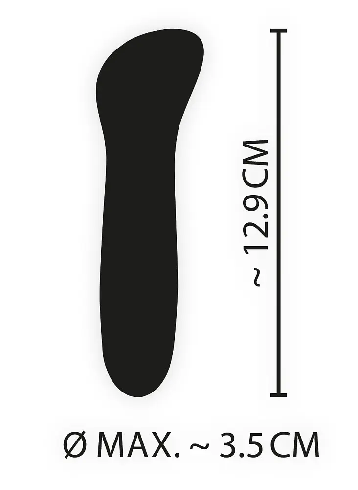 Міні вібратор Cuties Orion 12.9 см блакитний - фото 13