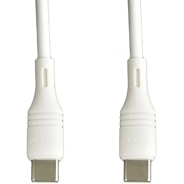 Автомобільний зарядний пристрій Borofone BZ14A PD20W + QC3.0 Type C to Type C 3A Білий - фото 3