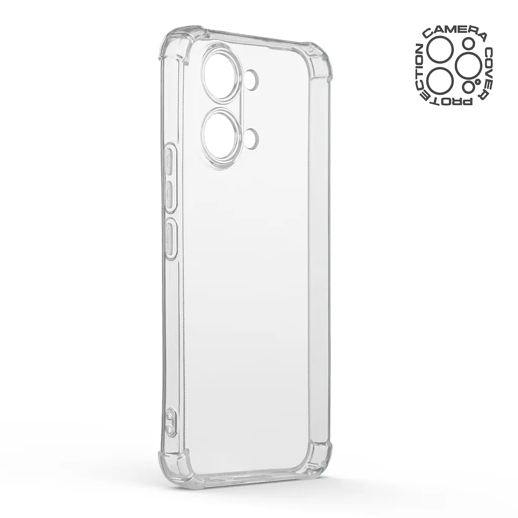 Прозрачный чехол для Xiaomi Poco X8 Pro Max 5G с защитой камеры и усиленными бортами, тонкий, силиконовый, бесцветный, ударостойкий, противоударный бампер c закрытой камерой, ArmorStandart (ARM90701) - фото 2