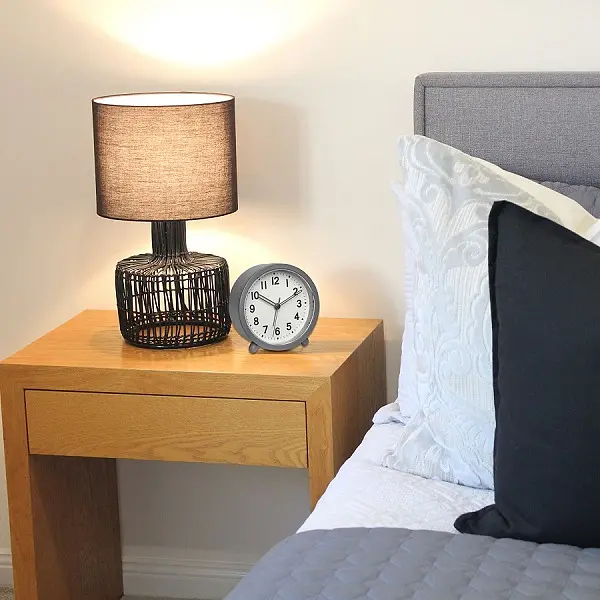 Будильник TFA бесшумный серый 113x50x113 мм (60104310) - фото 5