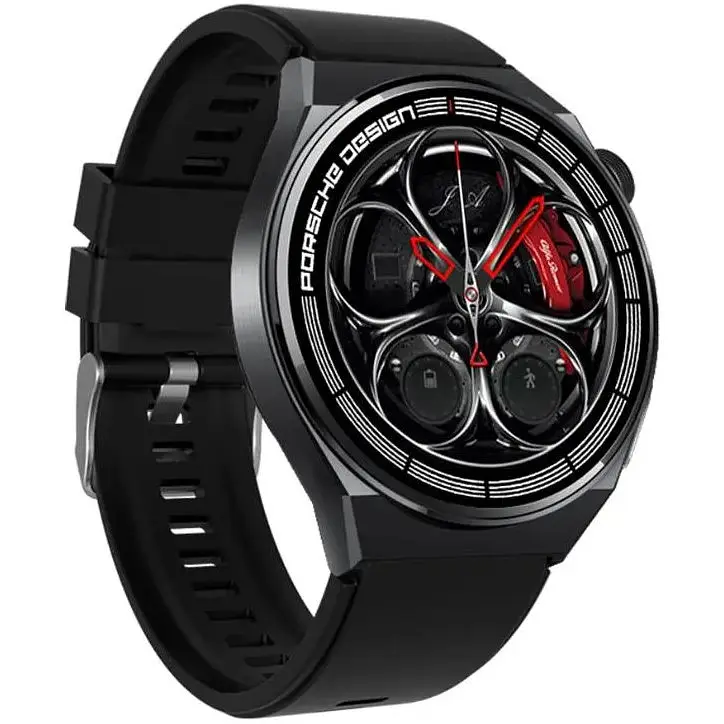 Розумний сенсорний смарт-годинник Band GT8 Porsche Design Black (16087-hbr) - фото 2