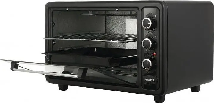 Настольная электрическая духовка Asel AF-40-33 Black [90180] - фото 4
