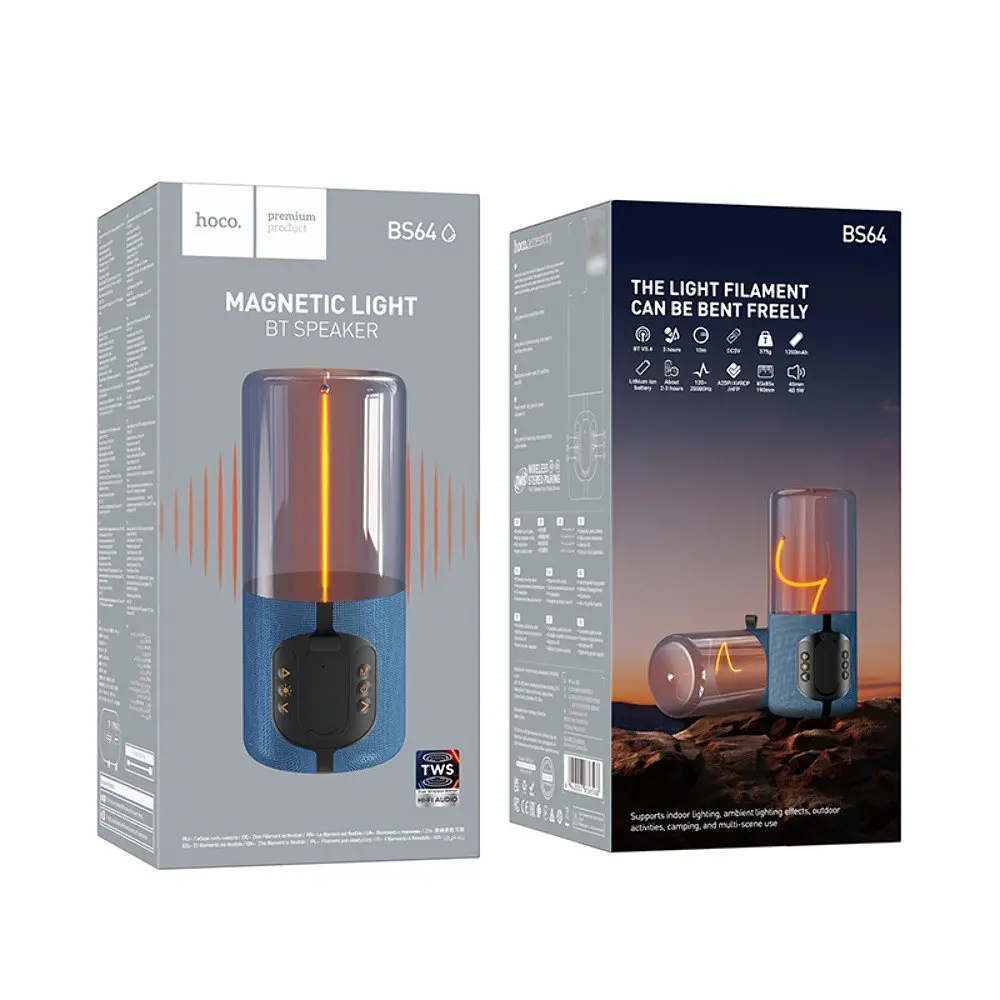 Портативна bluetooth колонка Hoco BS64 синій - фото 5