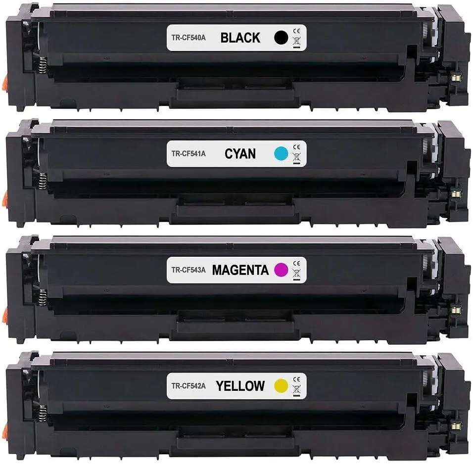 Сумісний картридж з лазерним тонером EliveBuyIND® 4-Pack CF 540 SET для HP LaserJet M254MFP серія принтерів M280MFP M281 - фото 2