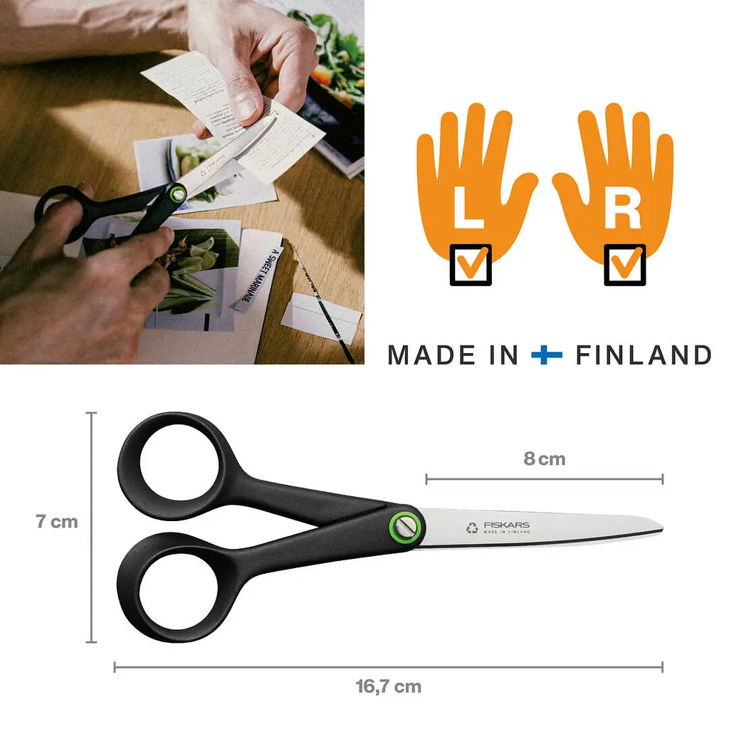Малі універсальні ножиці Fiskars Functional Form 16 см (1074543) - фото 2