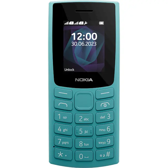 Мобильный телефон Nokia 105 Dual Sim 2023 Cyan - фото 2